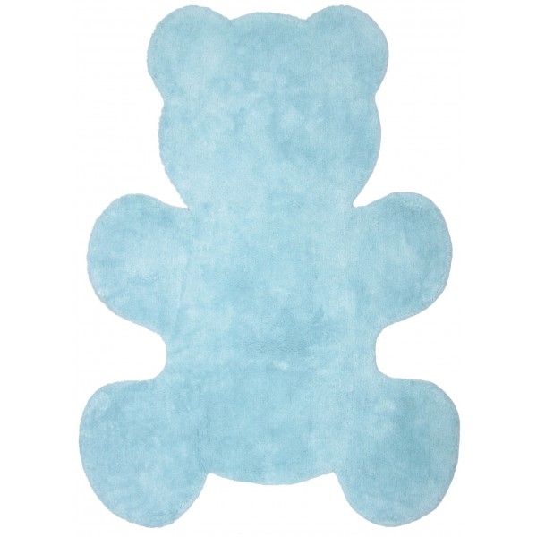 Tapis enfant nounours bleu