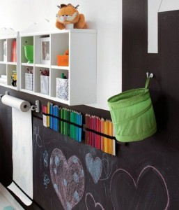 Chambre enfant peinture ardoise